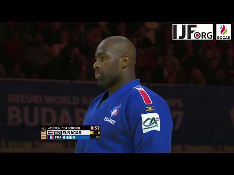 Suzuki World Judo Championships 2017. [+100KG] ELNAGAR Maisara (EGY) vs.  RINER Teddy (FRA)