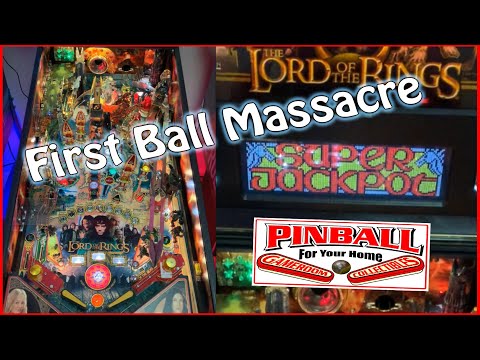 Lord of the Rings Pinball Machine ~ First Ball Massacre
