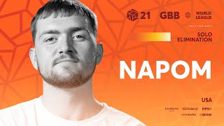 - 6:04 )))) - NaPoM 🇺🇸 I GRAND BEATBOX BATTLE 2021: WORLD LEAGUE I Solo Elimination