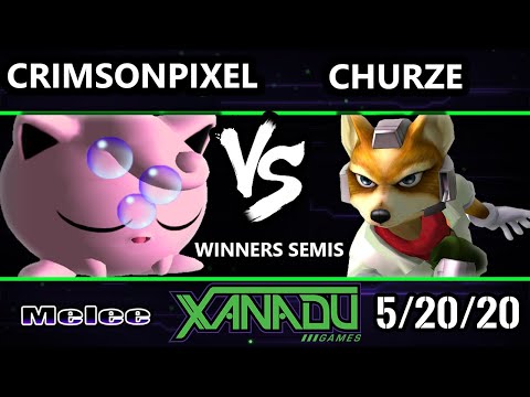 S@X 354 Onine Winners Semis - CrimsonPixel (Jigglypuff) Vs. Churze (Fox) Smash Melee - SSBM