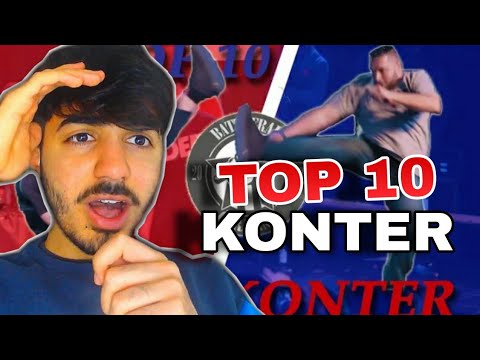 🤯 DIE TOP 10 KONTER [RAP AM MITTWOCH & TOPTIER TAKEOVER] - Reaction