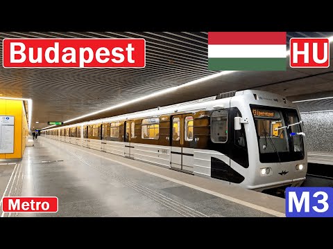 🇭🇺 BUDAPEST METRO M3 2024 | Budapesti metró【4K】