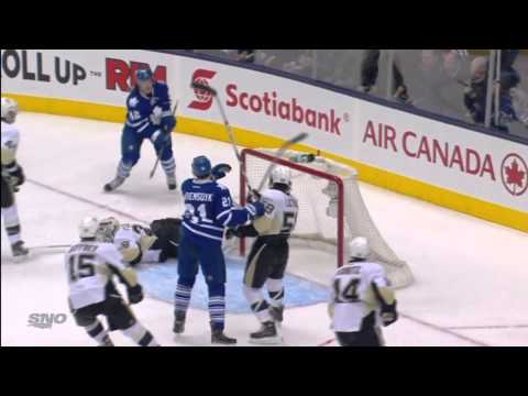 Bozak's Goal - Pens 0 vs Leafs 1 - Mar 14th 2013 (HD)