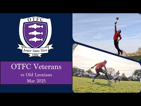 Old Tiffinians Veterans 3 - 1 Old Lyonians Mar 2025