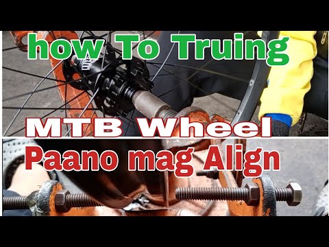 Paano Mag Align Rim ng Bike (tagalog Tutorial)