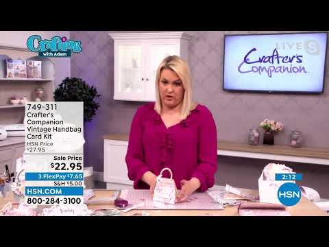 Crafter's Companion Vintage Handbag Card Kit