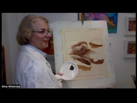 [Alina Witwitzka] Vi koncentrerar oss på formen. Acrylkurs #creare_skapande_centrum #alinawitwitzka #acrylkurs #formen