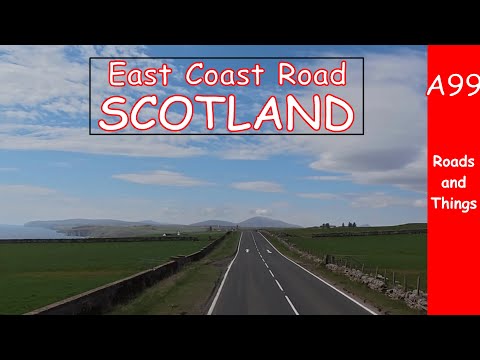 Driving the A99 in Scotland: Stunning Views of Gorse, Coastline & Villages (April 2025)