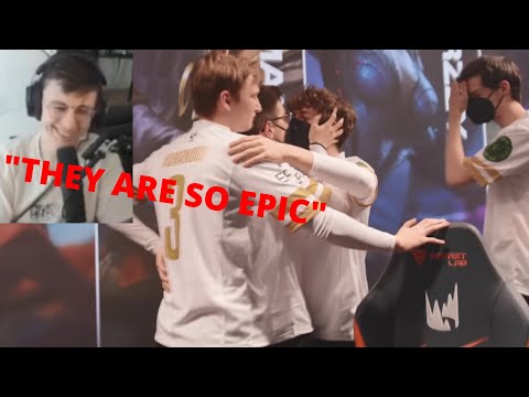 Caedrel react to MAD lions LEC finals voicecomms