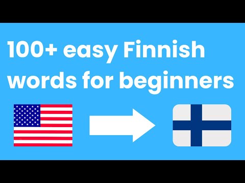 Learn 100+ easy Finnish words ONLY in 10 minutes [Learn Finnish language while eating]