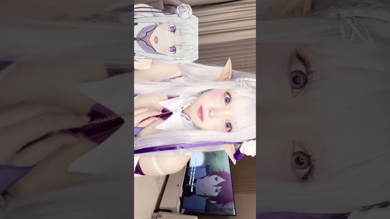 【激似 ？！リゼロコスプレ】　#rezero #rezerocosplay #emilia #リゼロ #リゼロコスプレ #コスプレ #エミリアコスプレ