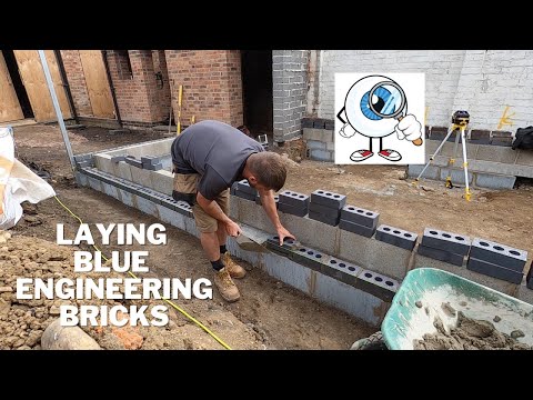 Bricklaying- Laying blues & concretes | Single storey extension #3