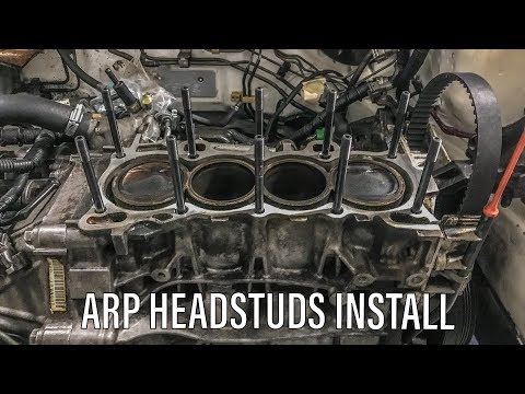 ARP HEAD STUDS INSTALL D16Y8 | CIVIC EG