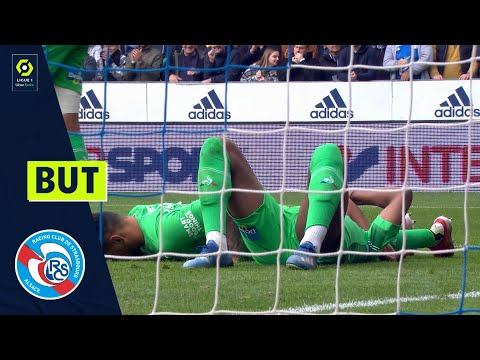 But Zaydou YOUSSOUF (38' csc - RCSA) RC STRASBOURG ALSACE - AS SAINT-ÉTIENNE (5-1) 21/22