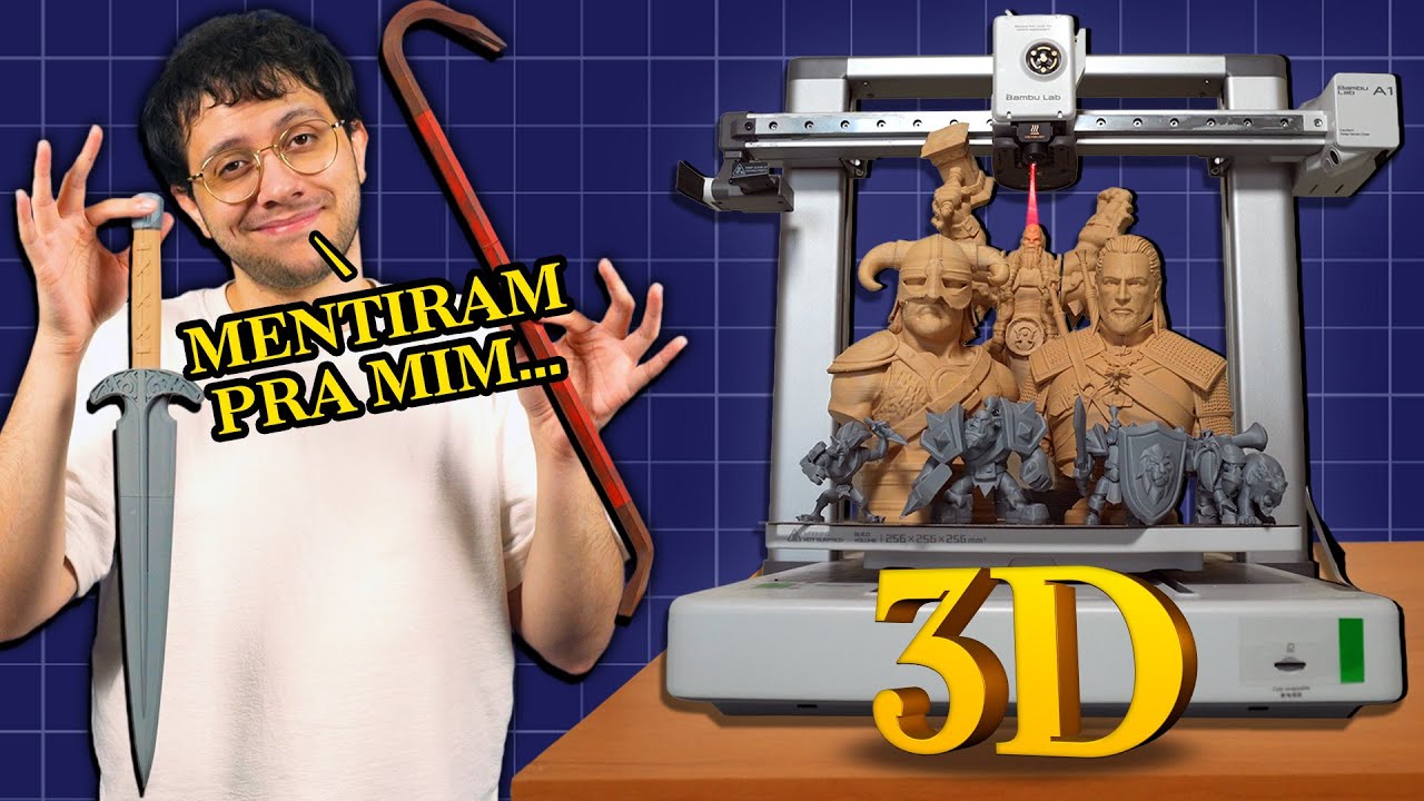 A MAGIA POR TRÁS DAS IMPRESSORAS 3D (infinitas possibilidades)