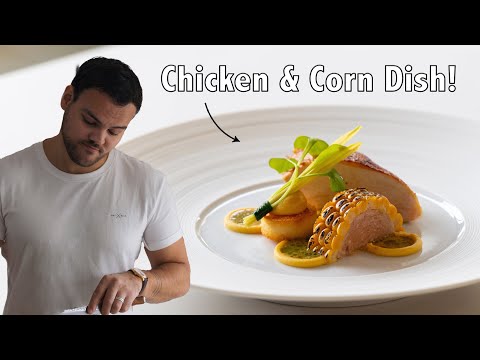 I Made The Perfect Chicken & Corn Dish! Fine Dining & Michelin Cooking