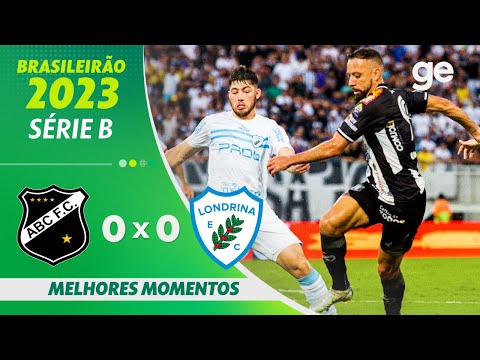 Gols e lances de ABC-RN x Londrina