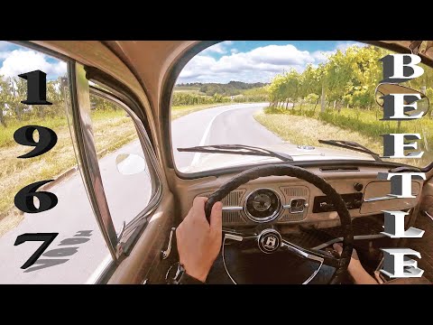 POV - 1967 Classic VW Beetle || Drive to Winding Vineyard Road
