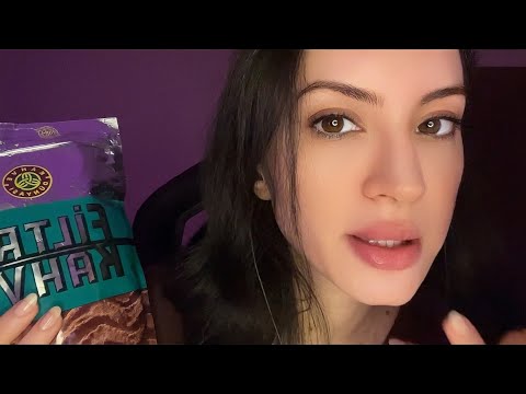 [Türkçe Asmr] Gece atıştırması + market alışverişi | Sohbetli ASMR
