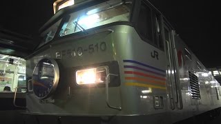 preview picture of video '東北本線 寝台特急カシオペア号 一ノ関駅 Express sleeper'