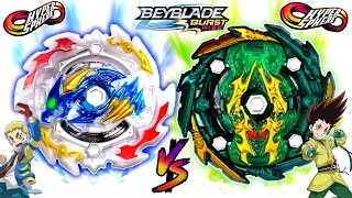 HYPERSPHERE: BUSHIN ASHINDRA A5 HR.KP VS ACE DRAGON D5 .ST.CH BEYBLADE BURST RISE BATTLE HASBRO