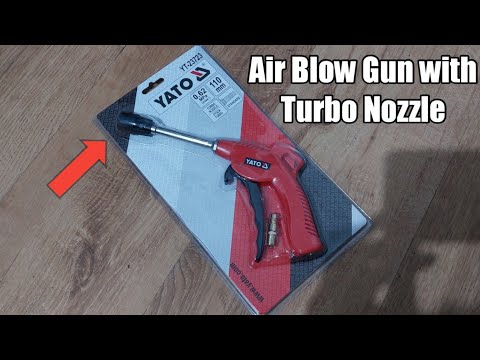 Пневмопистолет YATO с турбо-соплом 110 мм, 1/4, 0.62 МПа (YT-23723) Пневмопистолет YATO с турбо-соплом 110 мм, 1/4, 0.62 МПа (YT-23723)