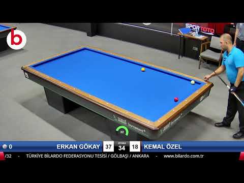 ERKAN GÖKAY & KEMAL ÖZEL Bilardo Maçı - 2022 FEDERASYON KUPASI-FİNAL GRUBU 1/32