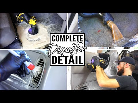 Ford Ranger Complete Disaster Full Interior Car Detail Transformation! Detailing A DIRTY TRUCK