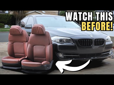 Watch This BEFORE Swapping the Front Seat in Your BMW F10 | BMW F10 535i | Front Seat Swap