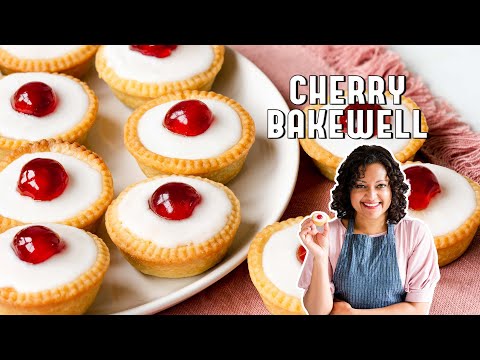 Cherry Bakewell Tartlet Recipe // Movers & Bakers