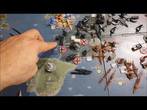 Axis and Allies Global 1940 Variant Setup (Global 1942) First Look (AA Europe)