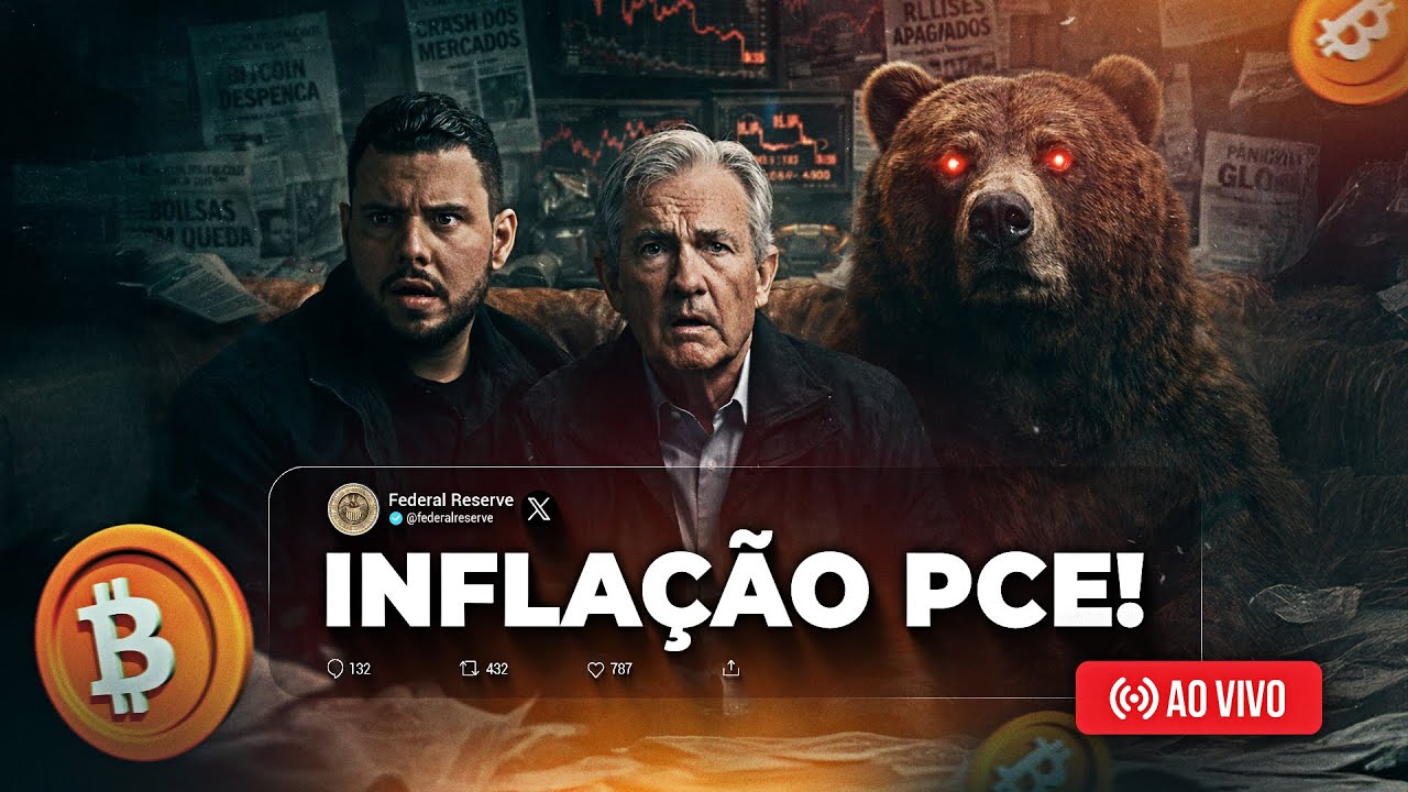 URGENTE! INFLAÇÃO PCE AO VIVO E IMPACTOS NO BITCOIN E MERCADOS
