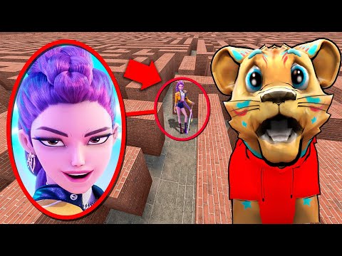 KPOP DEMON HUNTERS IN A MAZE... (Gmod Sandbox)