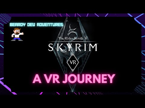 Skyrim VR - A Journey from Embershard Mine to Windhelm [No Voiceover]