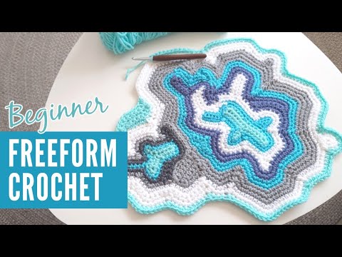 Beginner Freeform Crochet - No Patterns, No Limitations, Pure Creative Expression!