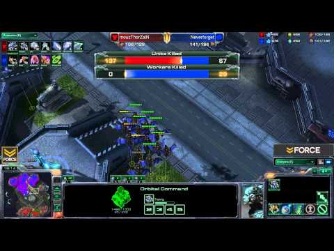 StarCraft 2 - ThorZaIN [T] vs Neverforget [Z] (Commentary)