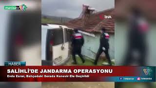 SALİHLİ'DE JANDARMA OPERASYONU