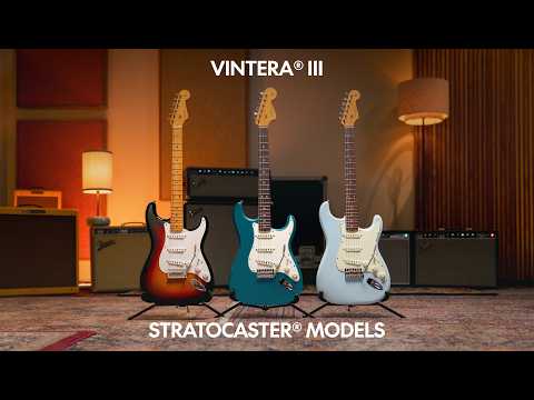 Fender Vintera III early 60's Stratocaster Sonic Blue image 7