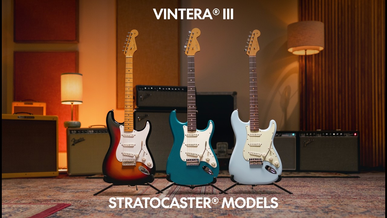 Exploring the Vintera III Stratocaster Models | Vintera III | Fender - YouTube