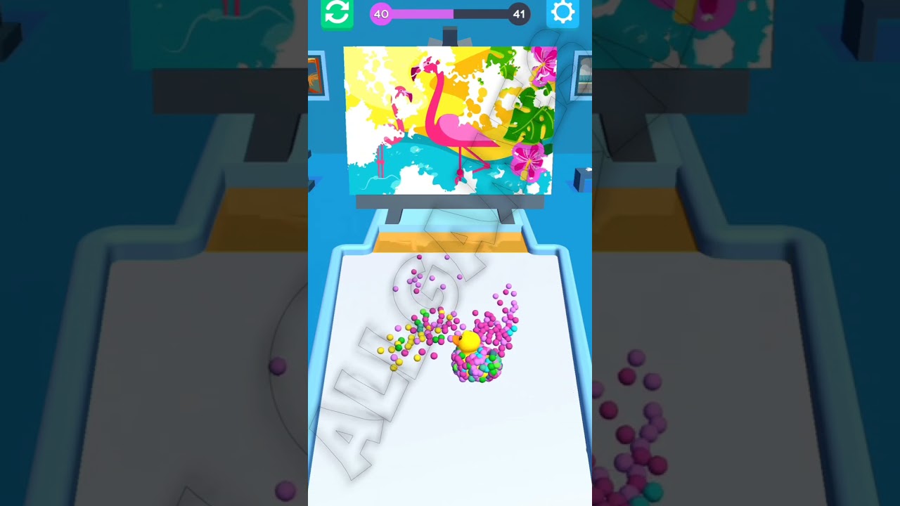 Art Ball LVL 40 Gameplay FUN GAME #shorts #ArtBall #fungames #viralvideo