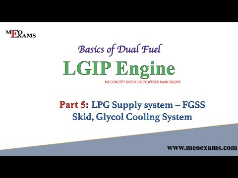 LGIP Engine : Part 5 - LPG Fuel Supply System - FGSS Skid, Glycol Cooling System