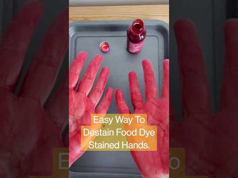Easy Solution for Food Dye-Stained Hands After Sensory Play with Toddlers