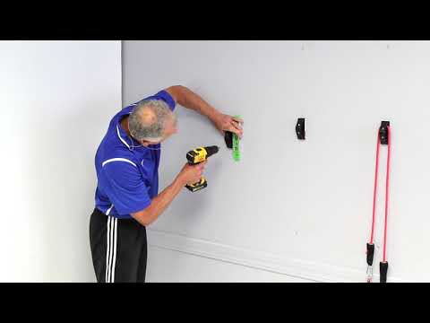 OPTP Bob and Brad Resistance Band Wall Anchors: Space-Saving Wall Mounting Clips for Home Gym Training | for Strength Training, Fitness and Physiotherapy Exercises (4036
