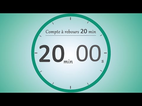 Compte à rebours 20 minutes ⏱️ | Timer 20 min