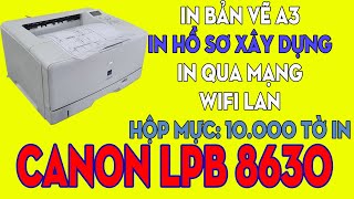 Máy in khổ giấy A3 Bản Vẽ thiết kế xây dựng Canon 8630