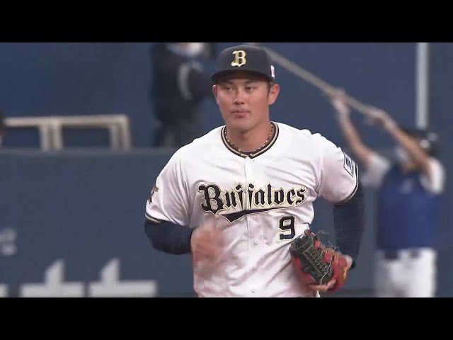 【6回表】強肩発動!! バファローズ・野口智哉のファインプレー!!  2023年3月9日 オリックス・バファローズ 対 阪神タイガース