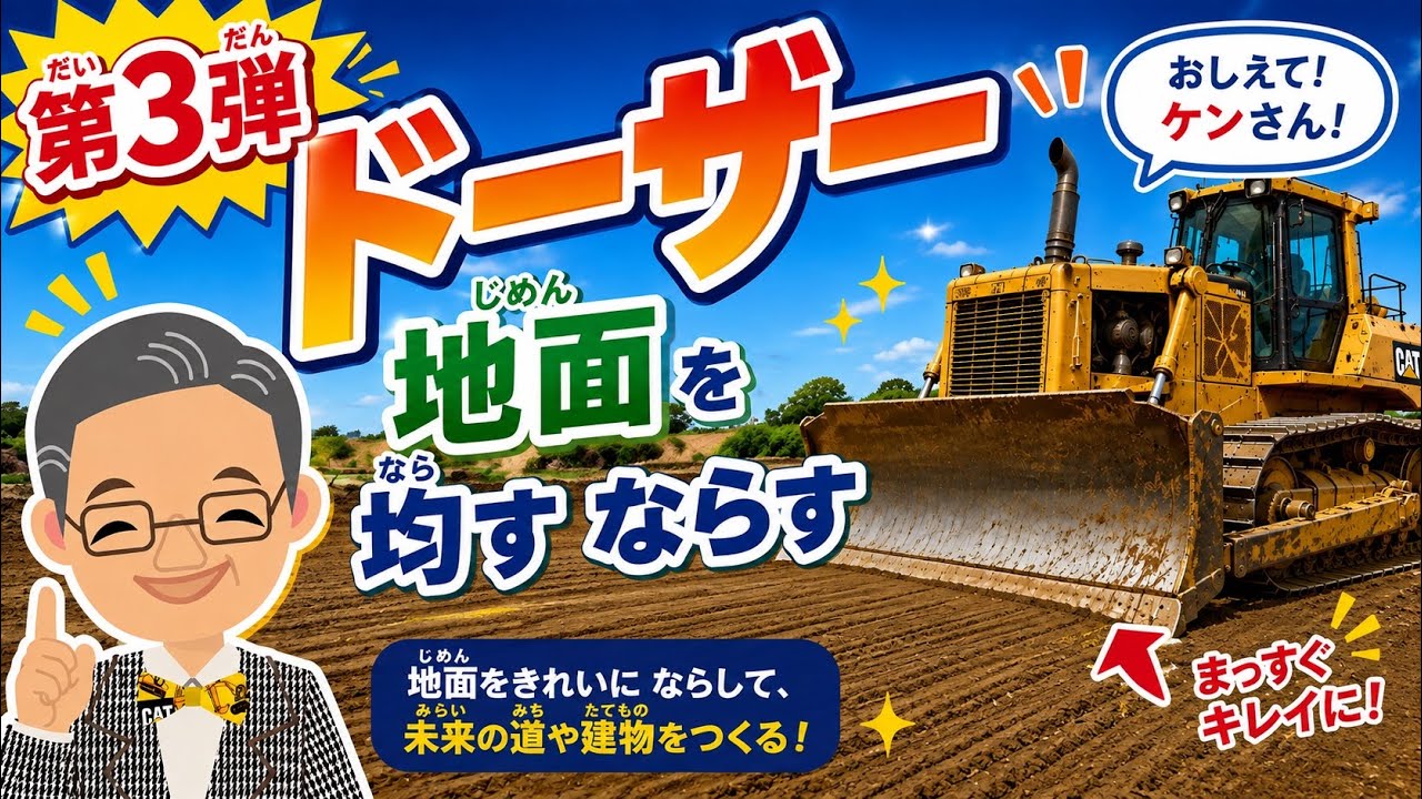 ［KENKRAFT］世界のKen 第3弾　ドーザースペシャル！地面を均す重機！