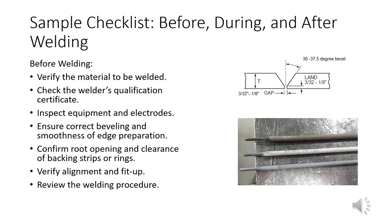 The Ultimate Weld Inspection Checklist: Episode 3
