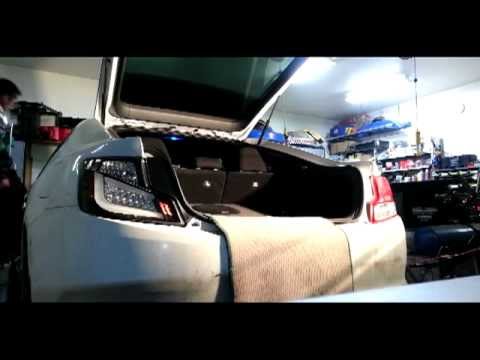 Spec D LED tail light install on 2012 Scion tC