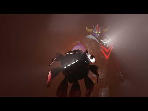 Grendizer in action. Goldrake in azione  3d model